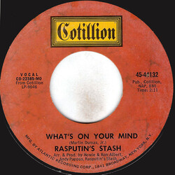 Rasputin's Stash Your Love Is Certified / What's On Your Mind USED VINYL 7INCH 45 RPM SINGLE