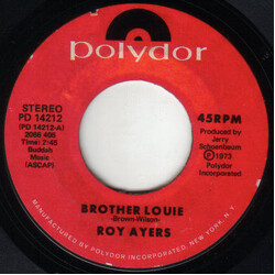 Roy Ayers Brother Louie / Virgo Red USED VINYL 7INCH 45 RPM SINGLE