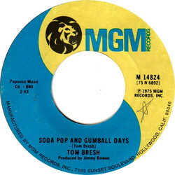 Tom Bresh Soda Pop And Gumball Days USED VINYL 7INCH 45 RPM