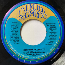 Love Unlimited Orchestra / Webster Lewis Night Life In The City USED VINYL 7INCH 45 RPM SINGLE PROMO STEREO