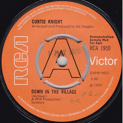 Curtis Knight Down In The Village USED VINYL 7INCH 45 RPM PROMO