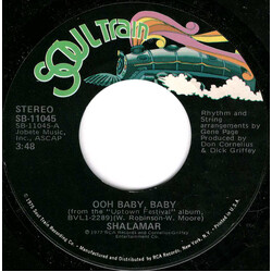 Shalamar Ooh Baby, Baby USED VINYL 7INCH 45 RPM