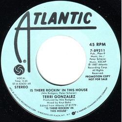 Terri Gonzalez Is There Rockin' In This House USED VINYL 7INCH PROMO 45 RPM SINGLE