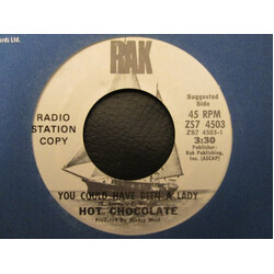 Hot Chocolate You Could Have Been A Lady / Everybody's Laughing USED VINYL 7INCH 45 RPM SINGLE PROMO