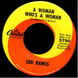 Lou Rawls A Woman Who's A Woman / You Can Bring Me All Your Heartaches USED VINYL 7INCH 45 RPM