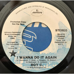 Roy C. Hammond I Wanna Do It Again USED VINYL 7INCH PROMO