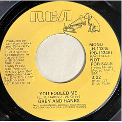 Grey And Hanks You Fooled Me USED VINYL 7INCH PROMO