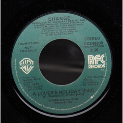 Change A Lover's Holiday USED VINYL 7INCH SINGLE PROMO