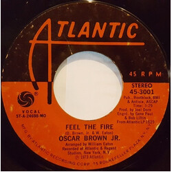 Oscar Brown Jr. Feel The Fire / The Lone Ranger USED VINYL 7INCH 45 RPM SINGLE STYRENE