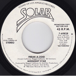 Midnight Star Freak-A-Zoid USED VINYL 7INCH 45 RPM SINGLE PROMO