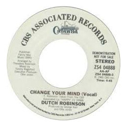 Dutch Robinson Change Your Mind USED VINYL 7INCH 45 RPM PROMO