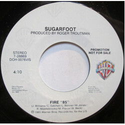 Leroy "Sugarfoot" Bonner Fire "85" USED VINYL 7INCH 45 RPM PROMO