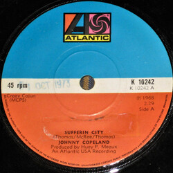 Johnny Copeland Sufferin City / It's My Own Tears That's Being Wasted USED VINYL 7INCH 45 RPM SINGLE REISSUE