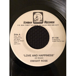 Dwight Ross Love And Happiness USED VINYL 7INCH 45 RPM PROMO