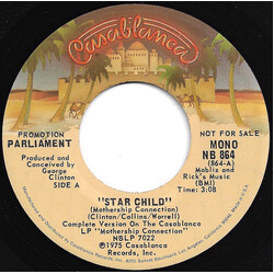 Parliament Star Child (Mothership Connection) USED VINYL 7INCH 45 RPM SINGLE PROMO STEREO MONO