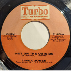 Linda Jones Not On The Outside USED VINYL 7INCH 45 RPM SINGLE STYRENE