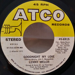 Lenny Welch Goodnight My Love USED VINYL 7INCH 45 RPM STEREO