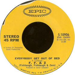 Fishbaugh, Fishbaugh & Zorn Everybody Get Out Of Bed / Spaced On Happy USED VINYL 7INCH 45 RPM