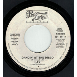 L.A.X. Dancin' At The Disco USED VINYL 7INCH 45 RPM PROMO STYRENE
