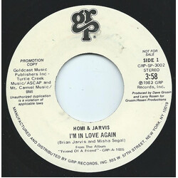 Amanda Homi / Brian Jarvis I'm In Love Again USED VINYL 7INCH 45 RPM PROMO STEREO