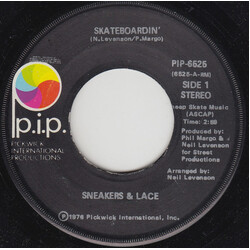 Sneakers & Lace Skateboardin' USED VINYL 7INCH 45 RPM STEREO