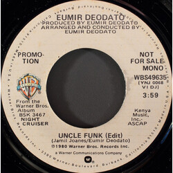 Eumir Deodato Uncle Funk USED VINYL 7INCH 45 RPM SINGLE PROMO STEREO MONO