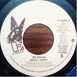 Lee Oskar Feelin' Happy USED VINYL 7INCH 45 RPM PROMO STEREO MONO