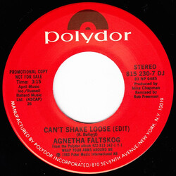 Agnetha Fältskog Can't Shake Loose USED VINYL 7INCH 45 RPM SINGLE PROMO STEREO