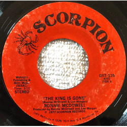 Ronnie McDowell The King Is Gone USED VINYL 7INCH SINGLE 45 RPM