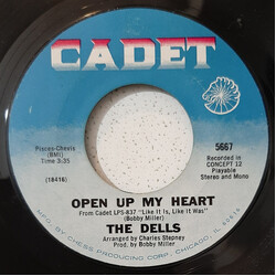 The Dells Open Up My Heart / Nadine USED VINYL 7INCH 45 RPM SINGLE STYRENE