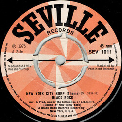 Blackrock New York City Bump USED VINYL 7INCH 45 RPM STEREO