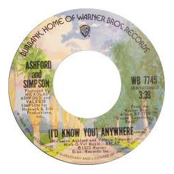 Ashford & Simpson (I'd Know You) Anywhere USED VINYL 7INCH SINGLE 45 RPM