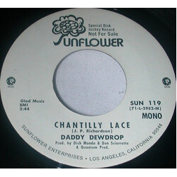 Daddy Dewdrop Chantilly Lace USED VINYL 7INCH 45 RPM PROMO