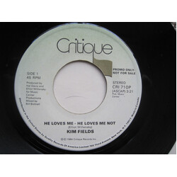 Kim Fields He Loves Me, He Loves Me Not USED VINYL 7INCH 45 RPM SINGLE PROMO