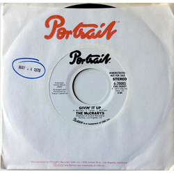 The McCrarys Givin' It Up USED VINYL 7INCH 45 RPM PROMO STEREO MONO