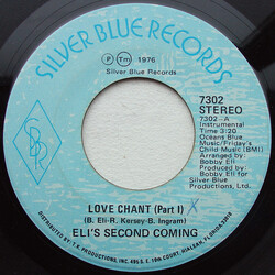 Eli's Second Coming Love Chant USED VINYL 7INCH 45 RPM