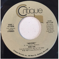 Mai Tai History USED VINYL 7INCH 45 RPM SINGLE PROMO STEREO MONO