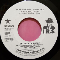 Belinda Carlisle Mad About You USED VINYL 7INCH SINGLE PROMO STEREO