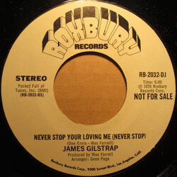 Jim Gilstrap Never Stop Your Loving Me (Never Stop) USED VINYL 7INCH 45 RPM PROMO