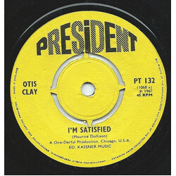 Otis Clay I'm Satisfied / I Testify USED VINYL 7INCH 45 RPM SINGLE