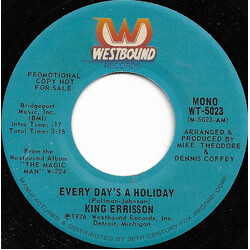 King Errisson Every Day's A Holiday USED VINYL 7INCH SINGLE PROMO