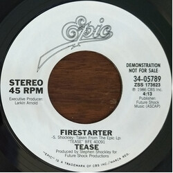 Tease Firestarter USED VINYL 7INCH PROMO