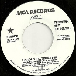 Harold Faltermeyer Axel F USED VINYL 7INCH PROMO SINGLE