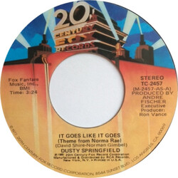 Dusty Springfield It Goes Like It Goes (Theme From Norma Rae) USED VINYL 7INCH 45 RPM