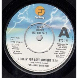 Fat Larry's Band Lookin' For Love Tonight USED VINYL 7INCH 45 RPM SINGLE PROMO
