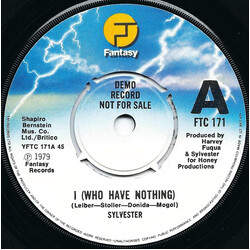 Sylvester I (Who Have Nothing) USED VINYL 7INCH 45 RPM SINGLE PROMO