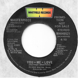 Masterpiece You + Me = Love USED VINYL 7INCH 45 RPM PROMO