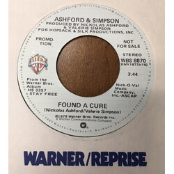 Ashford & Simpson Found A Cure USED VINYL 7INCH SINGLE PROMO MONO STEREO