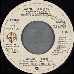 Candi Staton Chance USED VINYL 7INCH 45 RPM PROMO STEREO MONO
