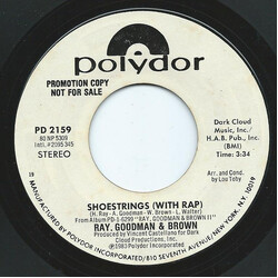 Ray, Goodman & Brown Shoestrings USED VINYL 7INCH 45 RPM PROMO